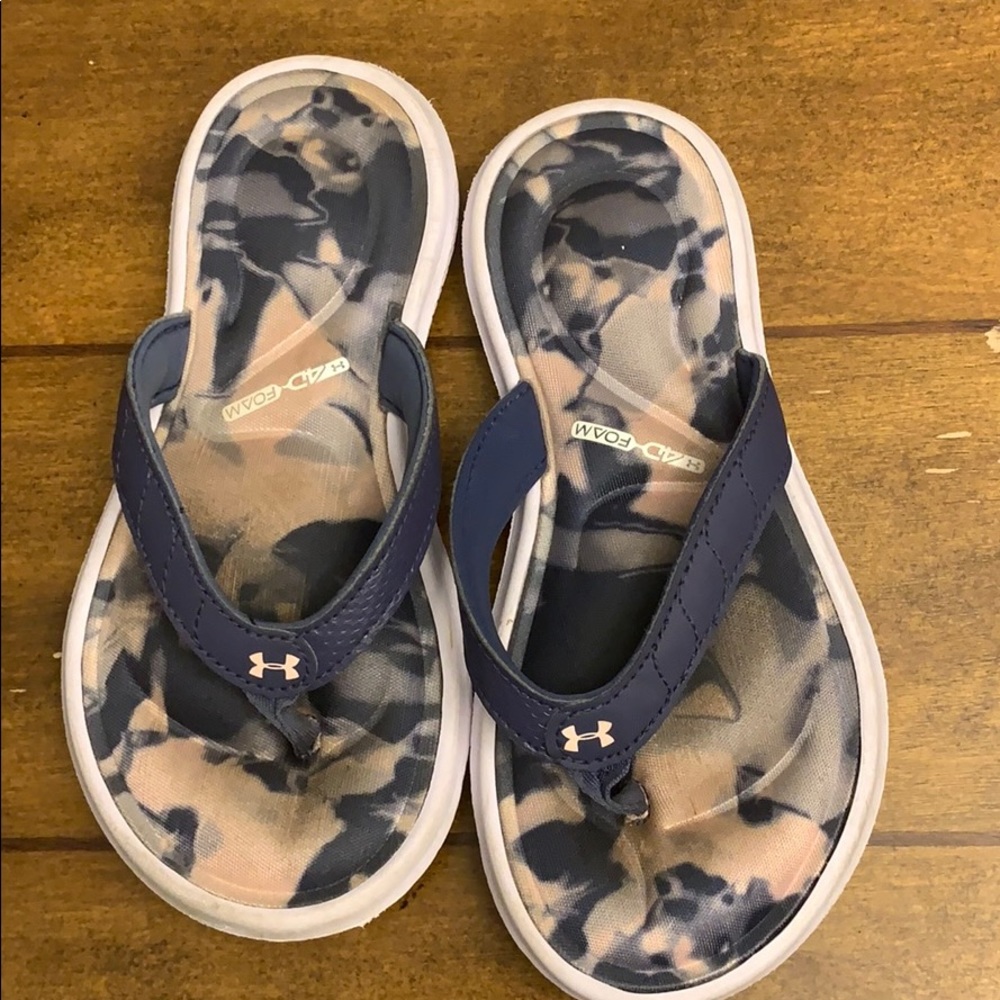 Under Armour flip flops